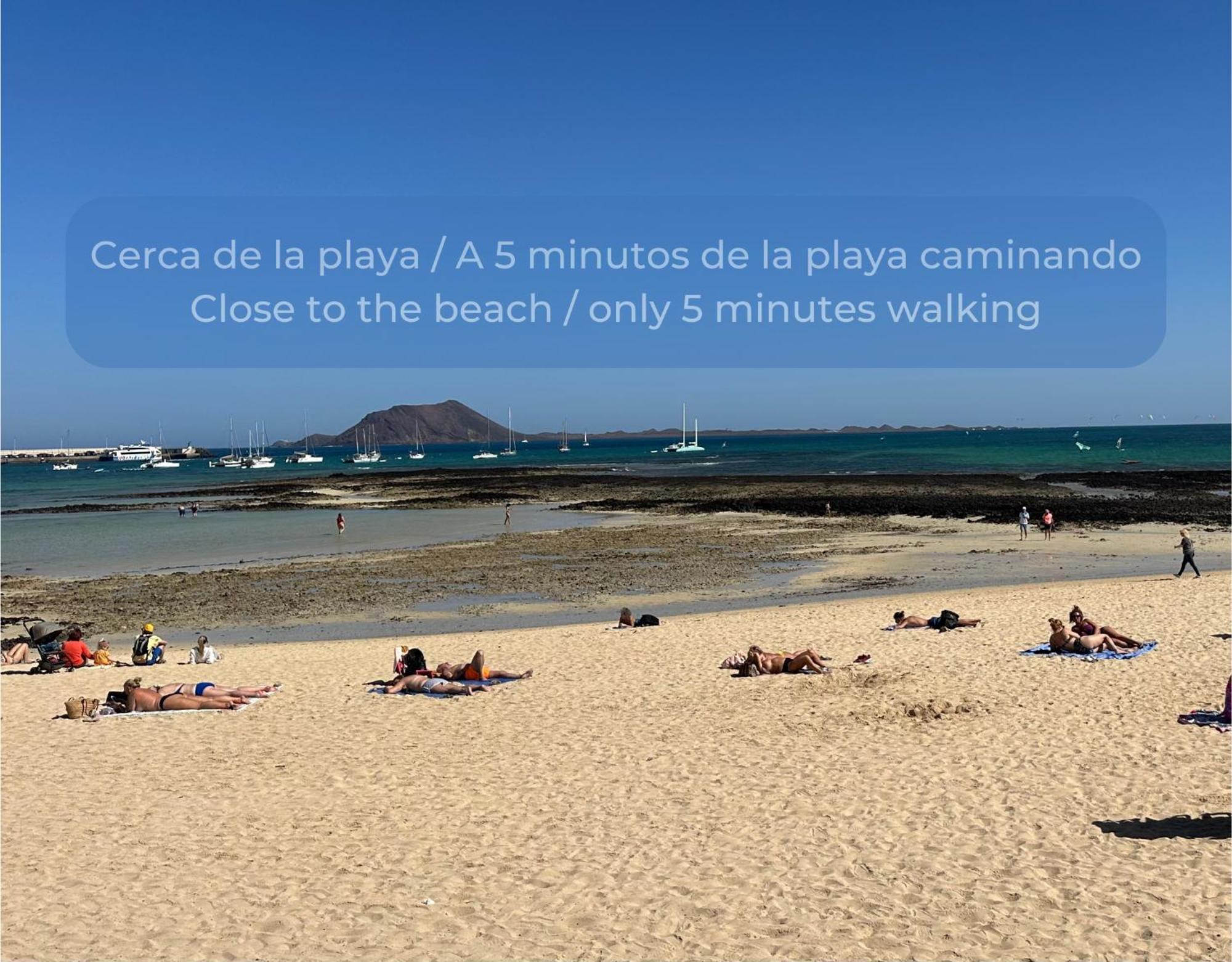Apartamento Fresh Lemonade Con Piscina, Ac, Doble Terraza, Cocina Completa Y Parking Corralejo Exterior foto